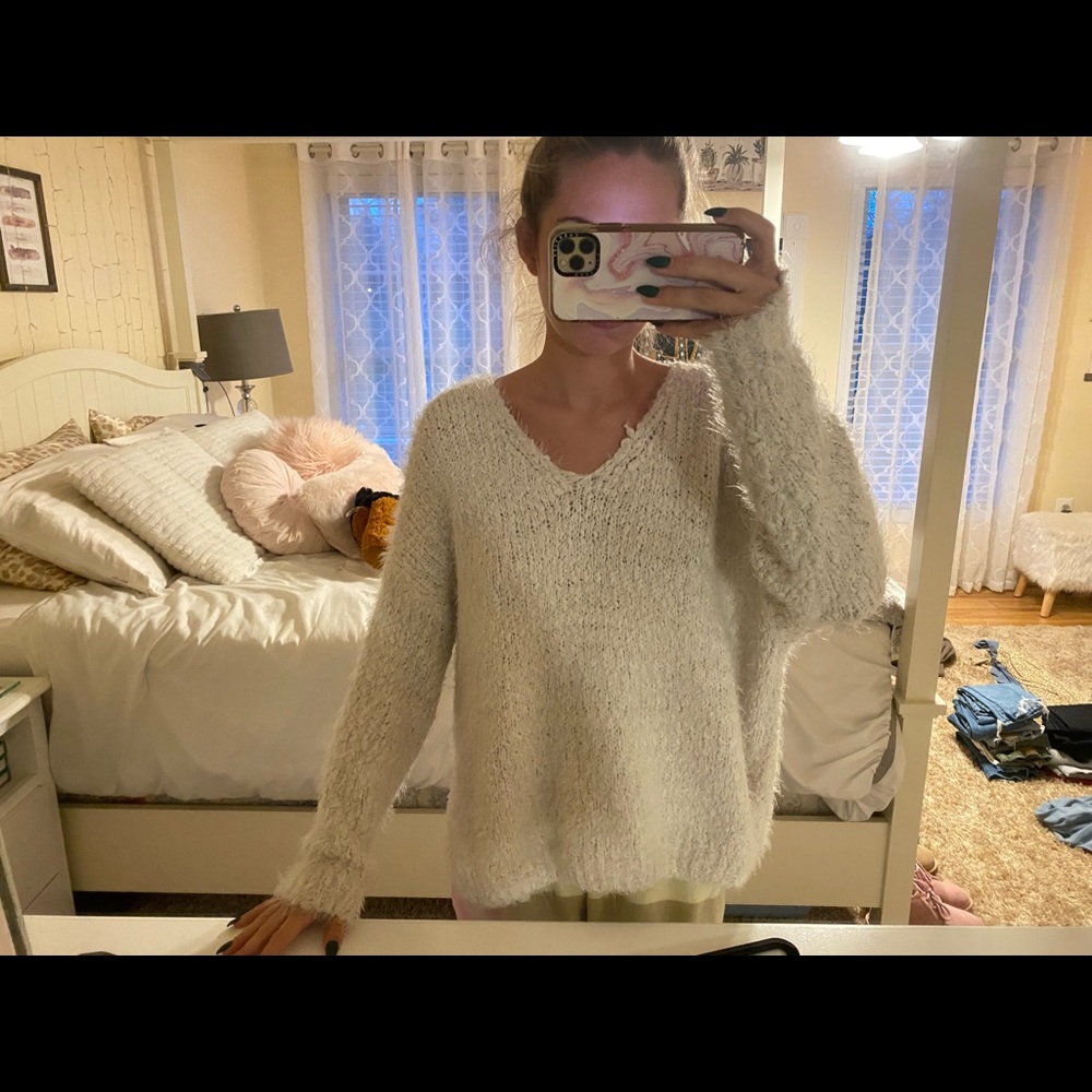 White sweater